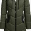 Khujo Wintermantels Wintermantel ARIBAY3 LIGHT Dames Kaki