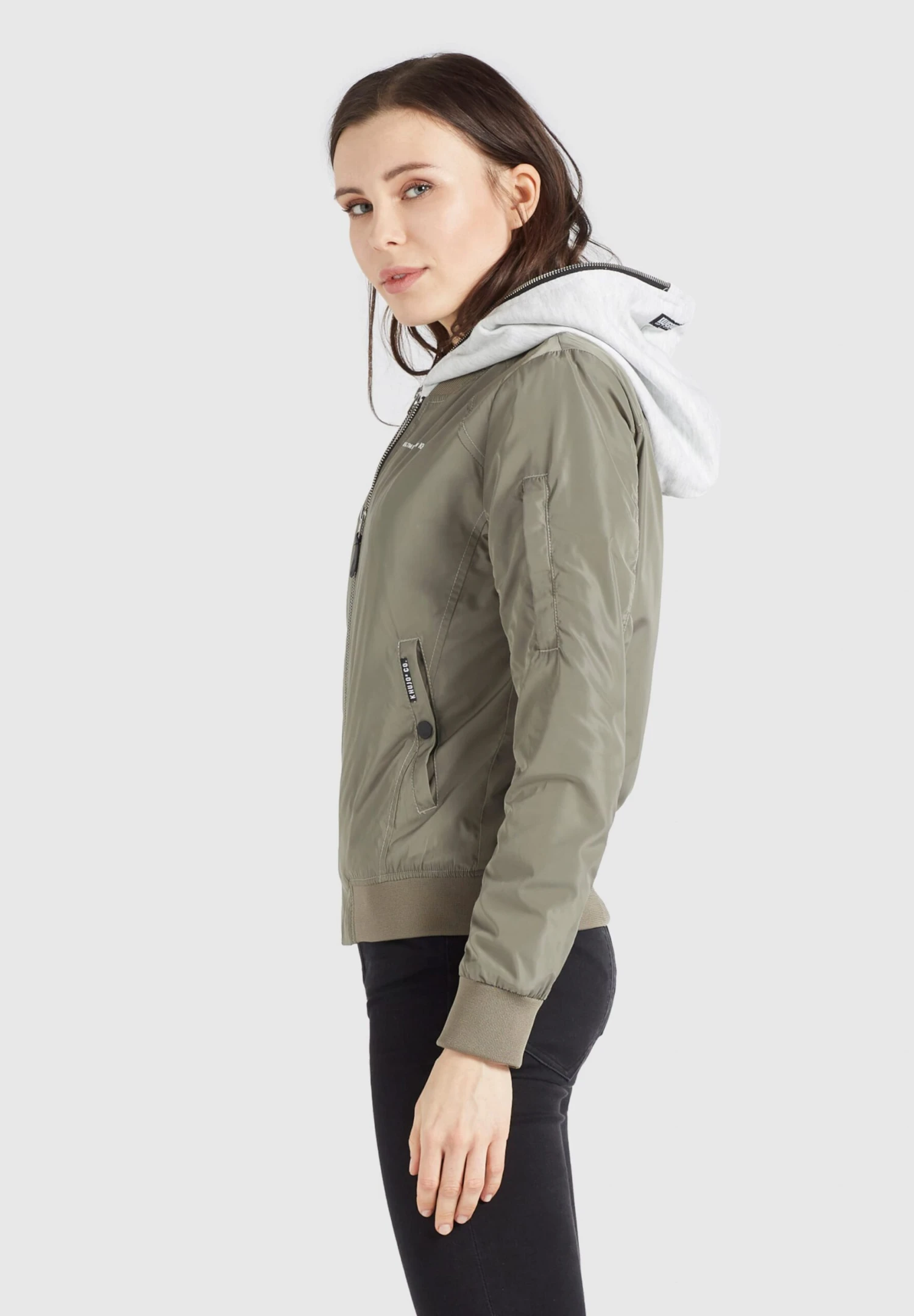 Khujo Winterjassen Winterjas LARIFA Dames Kaki 6 Khujo Winterjassen Winterjas LARIFA Dames Kaki - Afbeelding 4