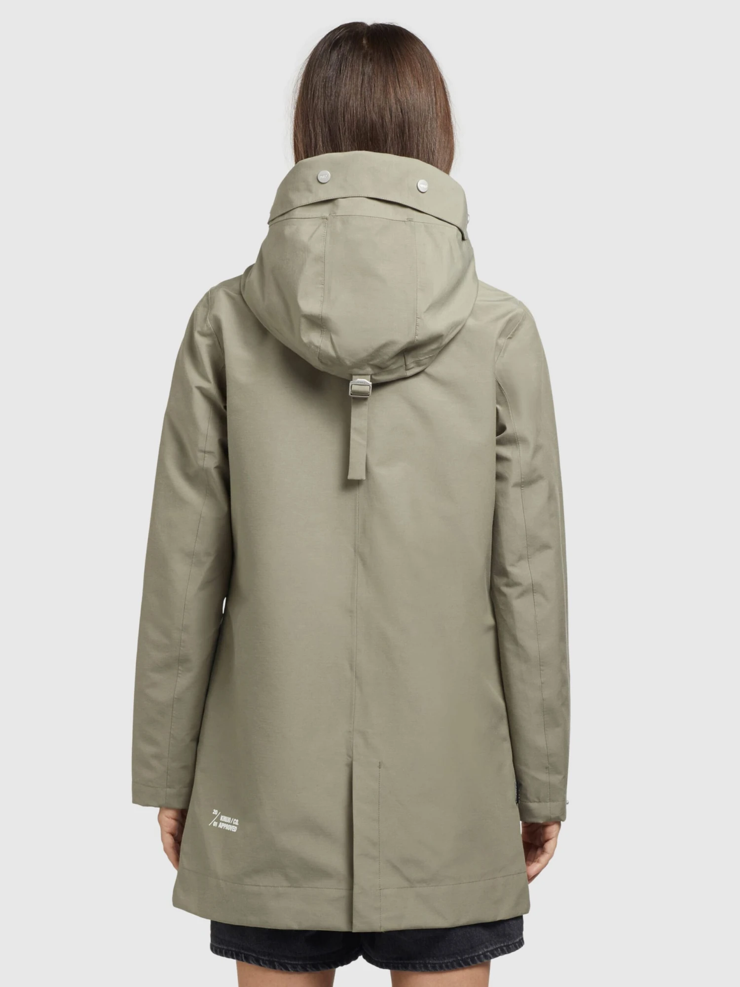 Khujo Tussenmantels Tussenmantel Artisa Dames Grijs / Groen 6 Khujo Tussenmantels Tussenmantel Artisa Dames Grijs / Groen - Afbeelding 4