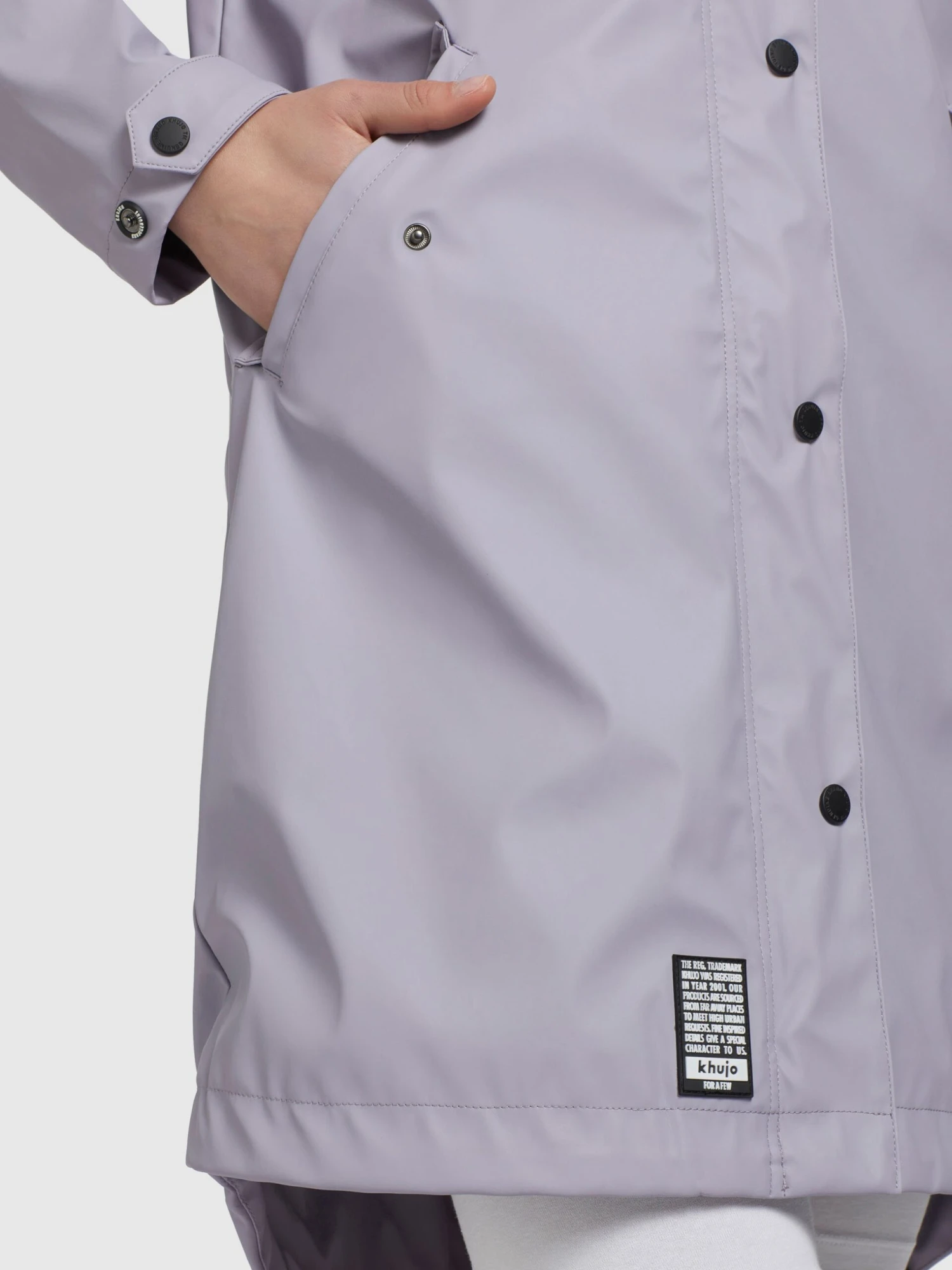 Khujo Odelie - Regenjas - Flieder 9 Khujo Odelie - Regenjas - Flieder - Afbeelding 7