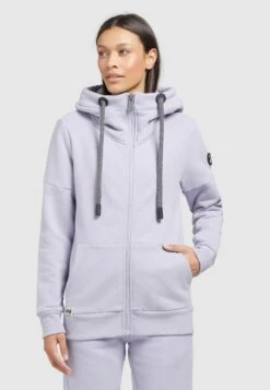 Khujo Salomea - Sweater Met Rits - Flieder -Khujo Winkel 04ce1f96fde54c8c9f8294f5bedaaaf2