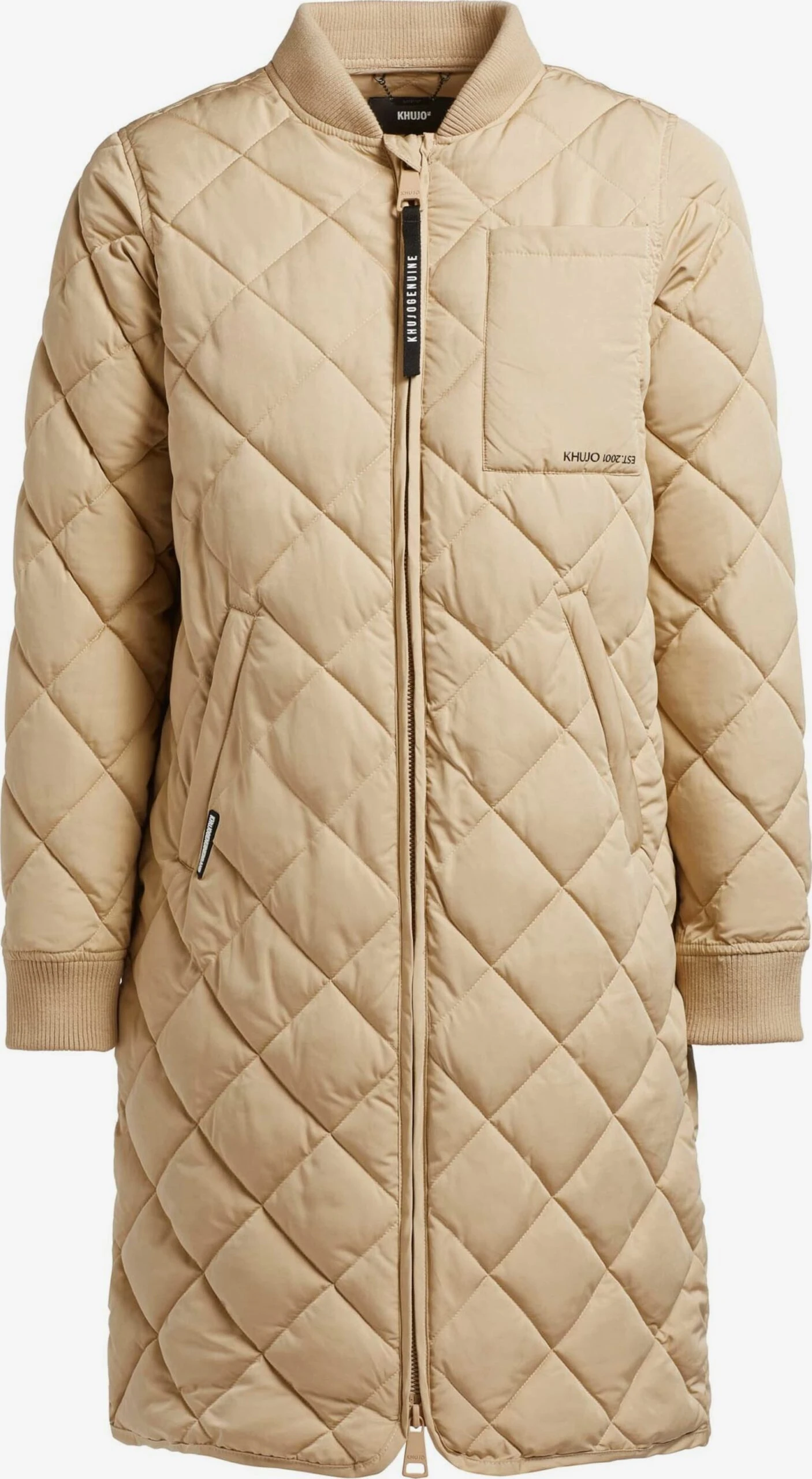 Khujo Tussenmantels Tussenmantel Mary Dames Beige 3 Khujo Tussenmantels Tussenmantel Mary Dames Beige