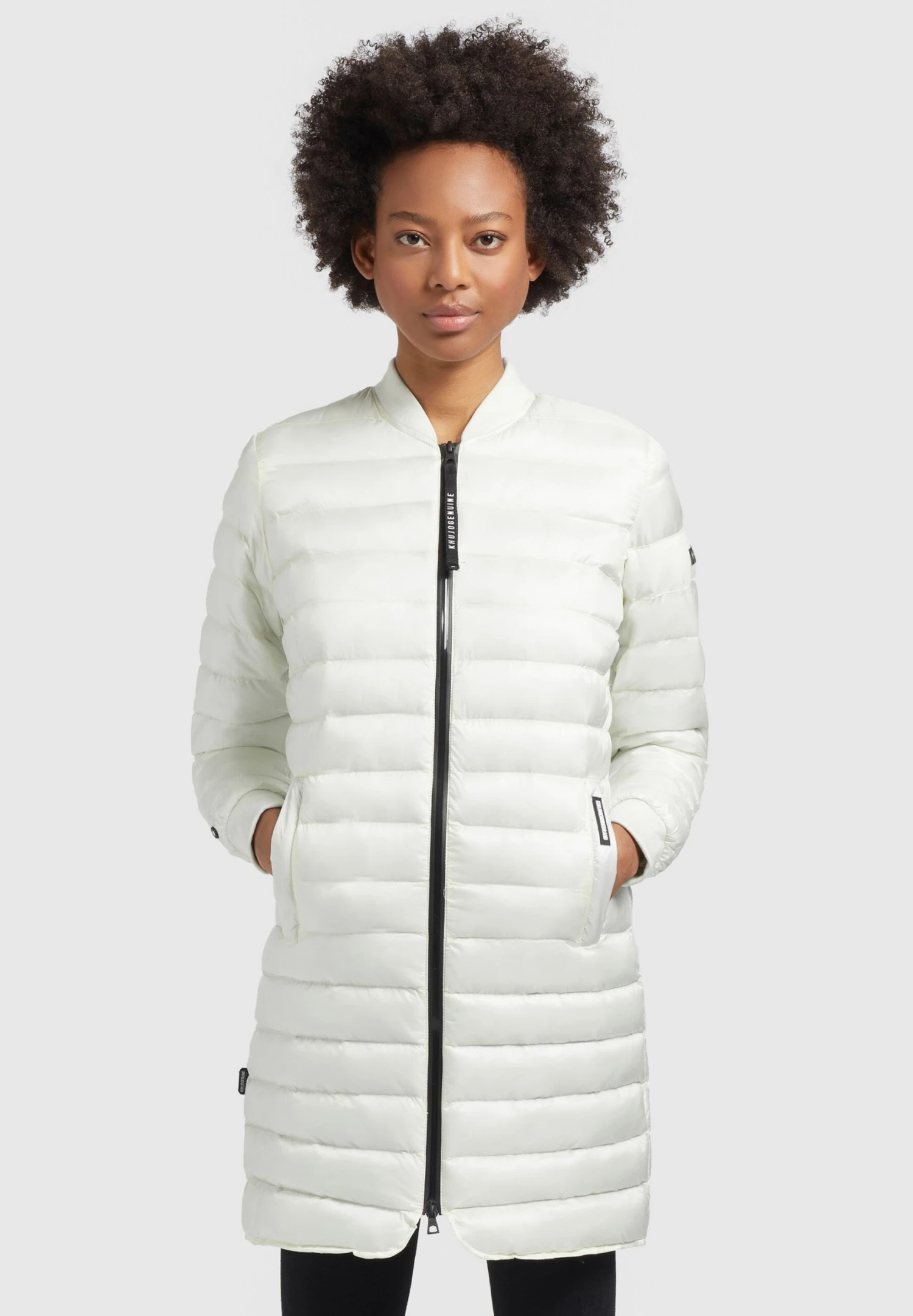 Khujo Greta Shiny - Jas - Cremeweiß 3 Khujo Greta Shiny - Jas - Cremeweiß