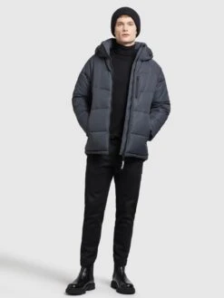 Khujo Winterjassen Winterjas Croon Heren Duifblauw -Khujo Winkel 069e74a5336cd01ed139e40b04c5131c