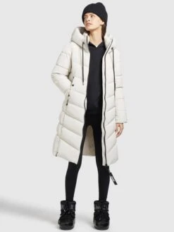 Khujo Tussenmantels Tussenmantel Klayd Dames Offwhite -Khujo Winkel 073349ea121383141abd5a6d7bdee7a9