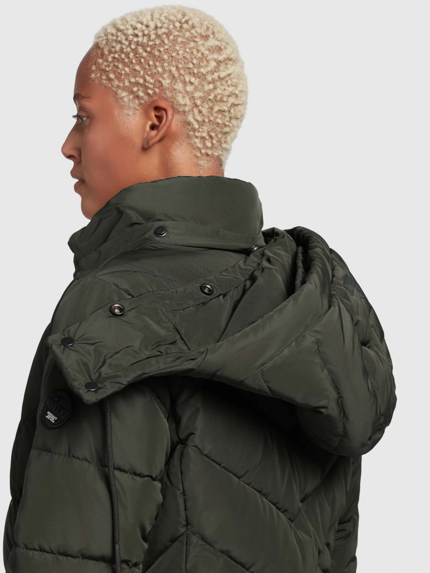 Khujo Korte Mantels Wintermantel Cups Dames Donkergroen 10 Khujo Korte Mantels Wintermantel Cups Dames Donkergroen - Afbeelding 8