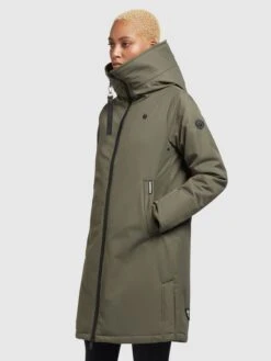 Khujo Tussenmantels Tussenmantel LISAD Dames Kaki -Khujo Winkel 080ea4a704deb8d6b7baf157efd116c7