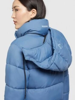 Khujo Wintermantels Wintermantel Julina Dames Blauw -Khujo Winkel 09e29167cabbb1fcd0af084fb1f2e609