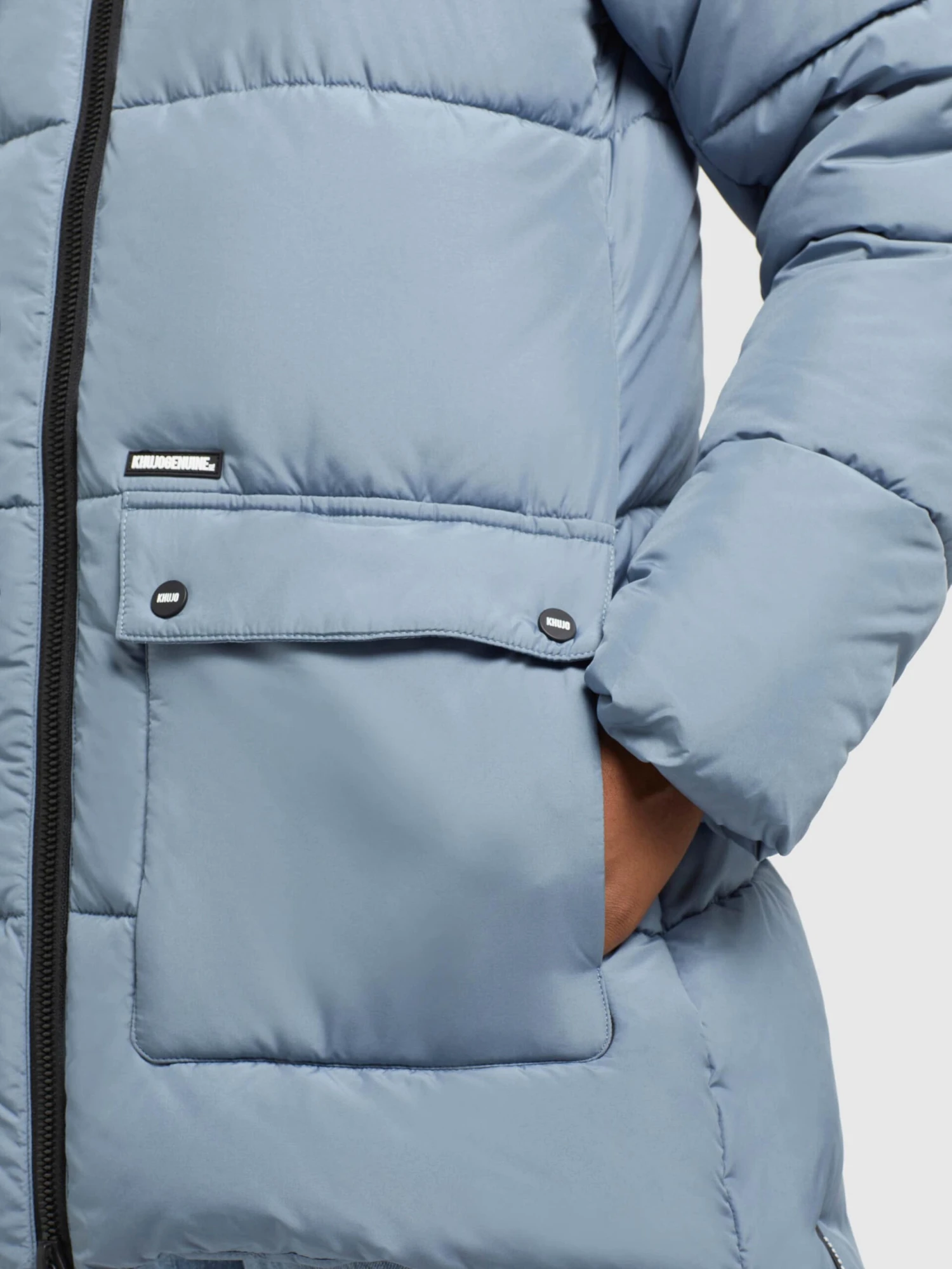Khujo Tussenjassen Tussenjas Pheobe Dames Lichtblauw 10 Khujo Tussenjassen Tussenjas Pheobe Dames Lichtblauw - Afbeelding 8