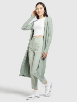 Khujo Vesten Gebreid Vest Elina Dames Mintgroen -Khujo Winkel 0c6ba4f0229c87d15eaa4b567a97d4ad