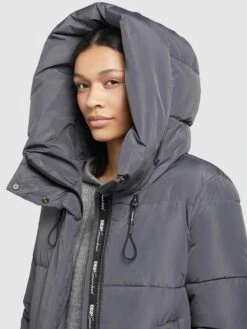 Khujo Wintermantels Wintermantel Soulani Dames Stone Grey -Khujo Winkel 0d4d89da7c5f2da3616399458b5ad054