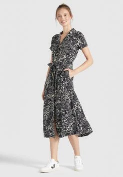 Khujo Goya - Blousejurk - Schwarz Weiß Gemustert 14 Khujo Goya - Blousejurk - Schwarz Weiß Gemustert -Khujo Winkel 0f1eb9a5eab94463a7ff047b75107d40