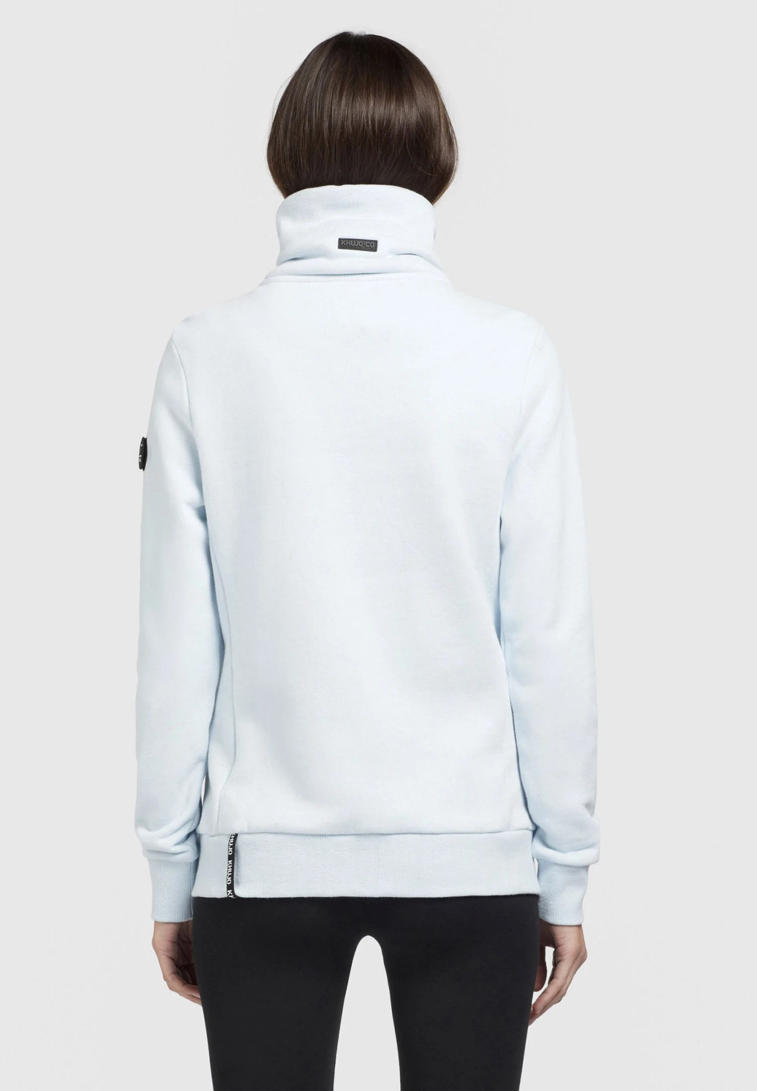 Khujo Tosta - Sweater Met Rits - Hellblau 5 Khujo Tosta - Sweater Met Rits - Hellblau - Afbeelding 3