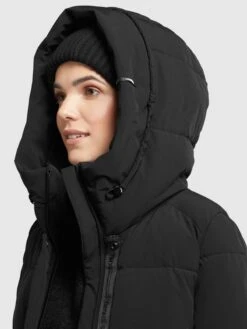 Khujo Korte Mantels Wintermantel Wente Dames Zwart -Khujo Winkel 107b10deef56333ffcc4ea0a177ca73e