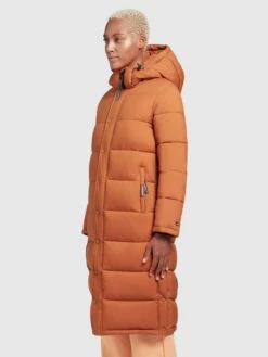 Khujo Wintermantels Wintermantel Corinna Dames Cognac -Khujo Winkel 10824a3267d927e13c54888a177d7693