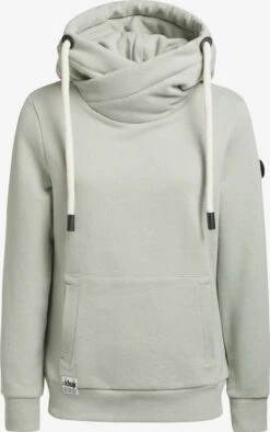 Khujo Hoodies Sweatshirt Rhabea Dames Pastelgroen