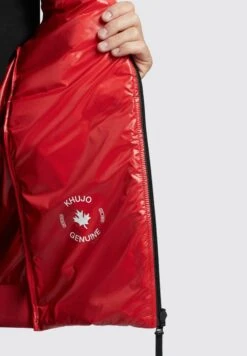 Khujo Wemo Shiny - Bodywarmer - Rot -Khujo Winkel 1179fd1551ef4fbb945e93cef5d2c771