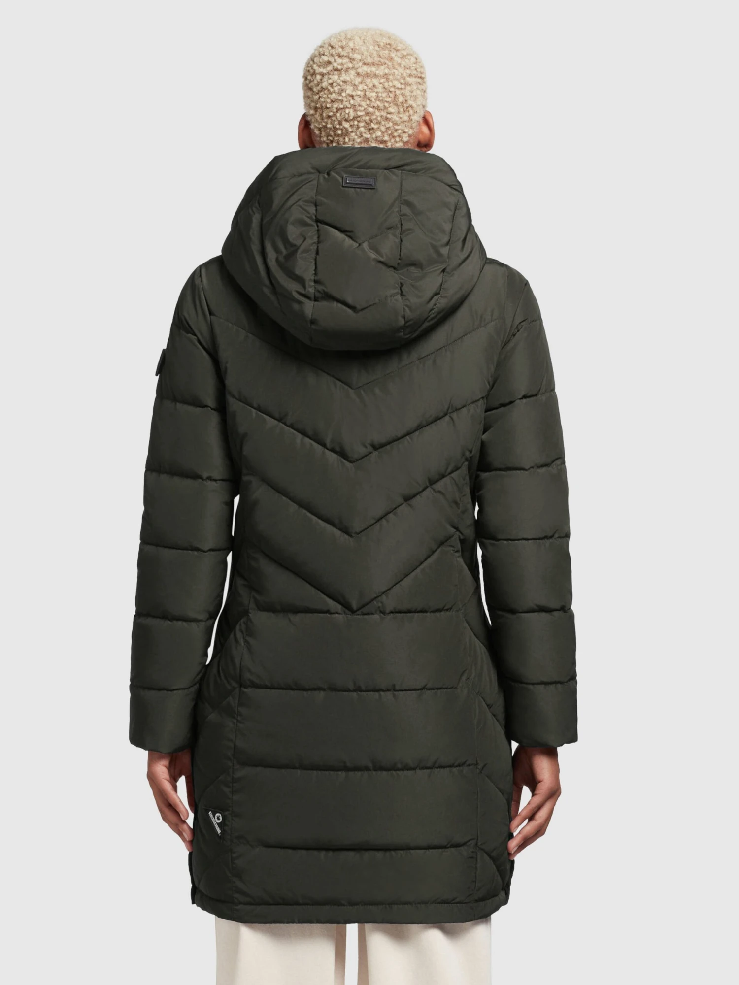 Khujo Korte Mantels Wintermantel Cups Dames Donkergroen 6 Khujo Korte Mantels Wintermantel Cups Dames Donkergroen - Afbeelding 4