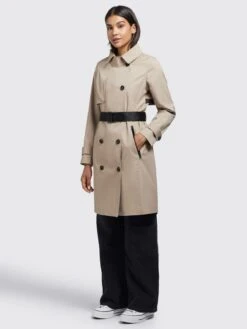 Khujo Trenchcoats Tussenmantel Sarina Dames Lichtbeige -Khujo Winkel 15b2dc5f992724ab259434e4c88267aa