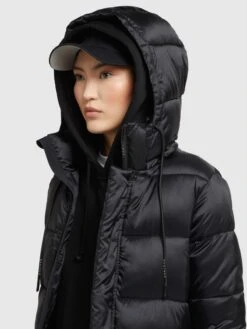 Khujo Wintermantels Wintermantel Julina Dames Zwart -Khujo Winkel 198f7ccddca6b18ed400ab86d022a5fd