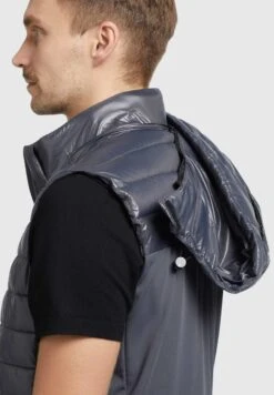 Khujo Wemo Shiny - Bodywarmer - Grau -Khujo Winkel 19f122e002a140d68cd51e04f8de51f4