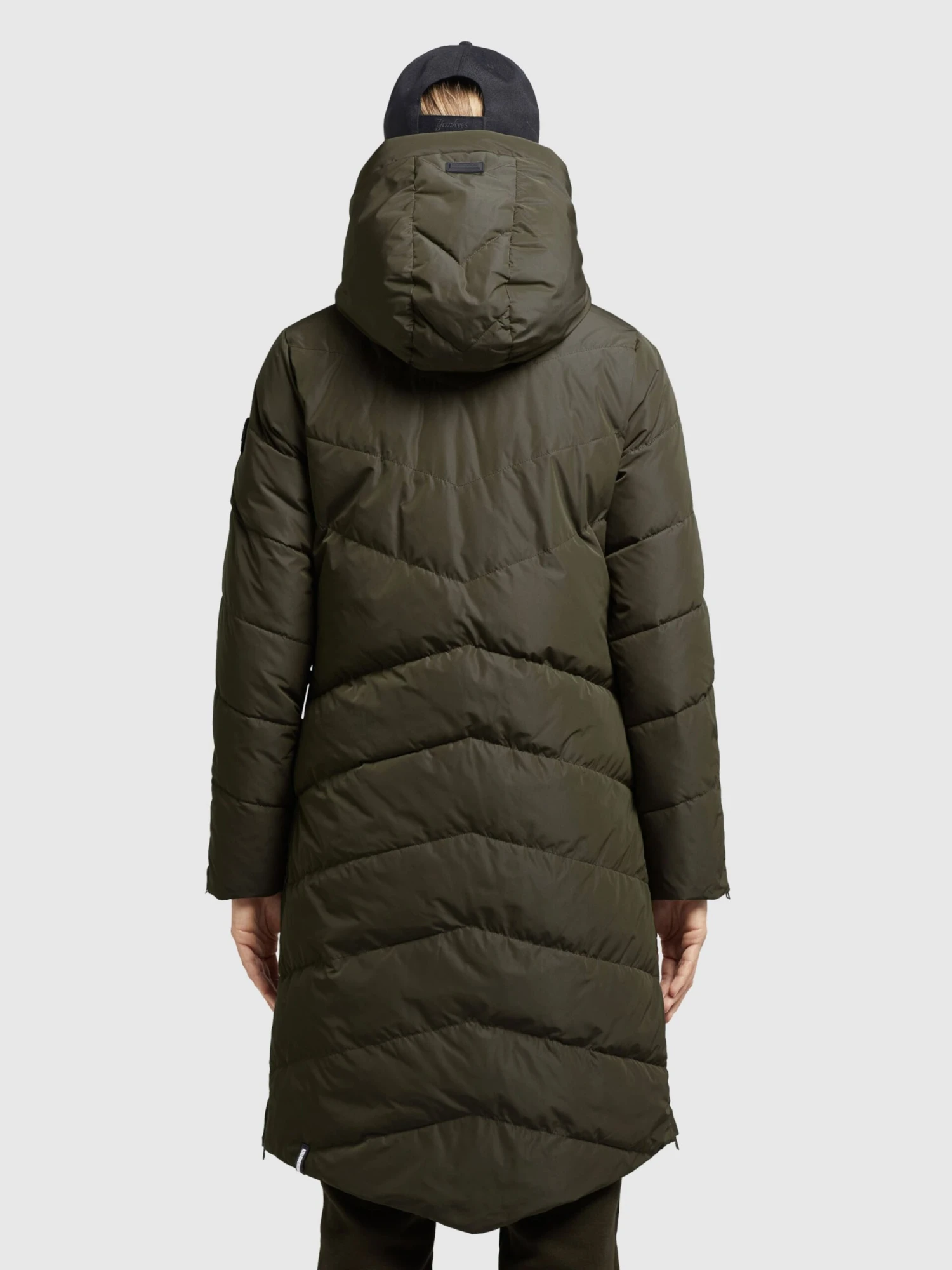 Khujo Wintermantels Wintermantel Huba Dames Donkergroen 6 Khujo Wintermantels Wintermantel Huba Dames Donkergroen - Afbeelding 4