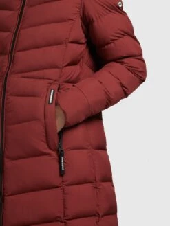 Khujo Korte Mantels Wintermantel Tuhani Dames Roestrood -Khujo Winkel 22400a8eda263f9f5a7ec78e4274206f