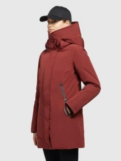 Khujo Winterjassen Winterjas Viona 3 Dames Roestrood -Khujo Winkel 243b1fde2f82195211b70a0a2f5a53e8