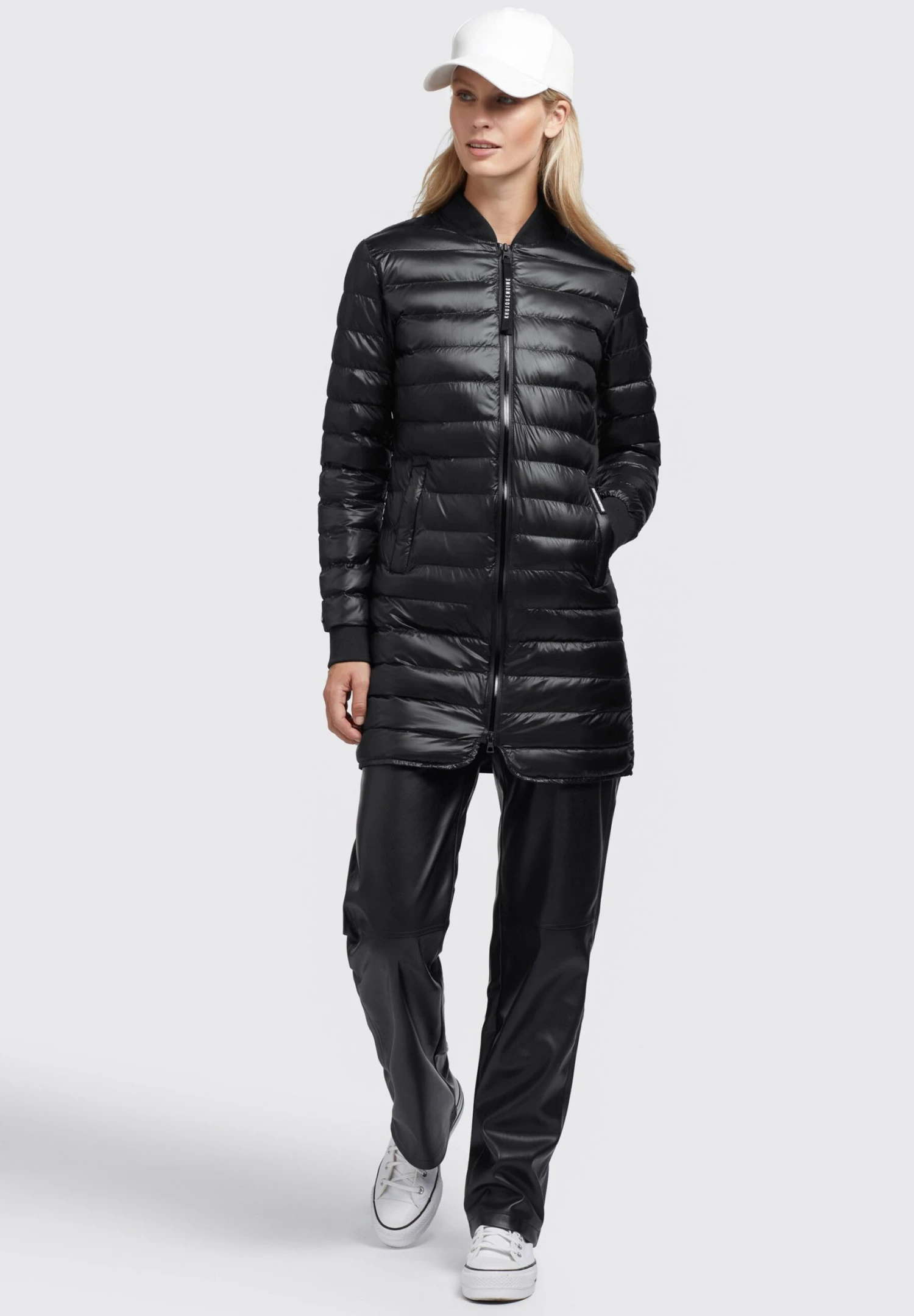 Khujo Greta Shiny - Jas - Schwarz 5 Khujo Greta Shiny - Jas - Schwarz - Afbeelding 3