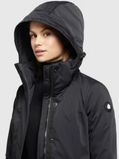 Khujo Wintermantels Wintermantel Blossom Dames Zwart -Khujo Winkel 26051547084ed94883375404982d429a