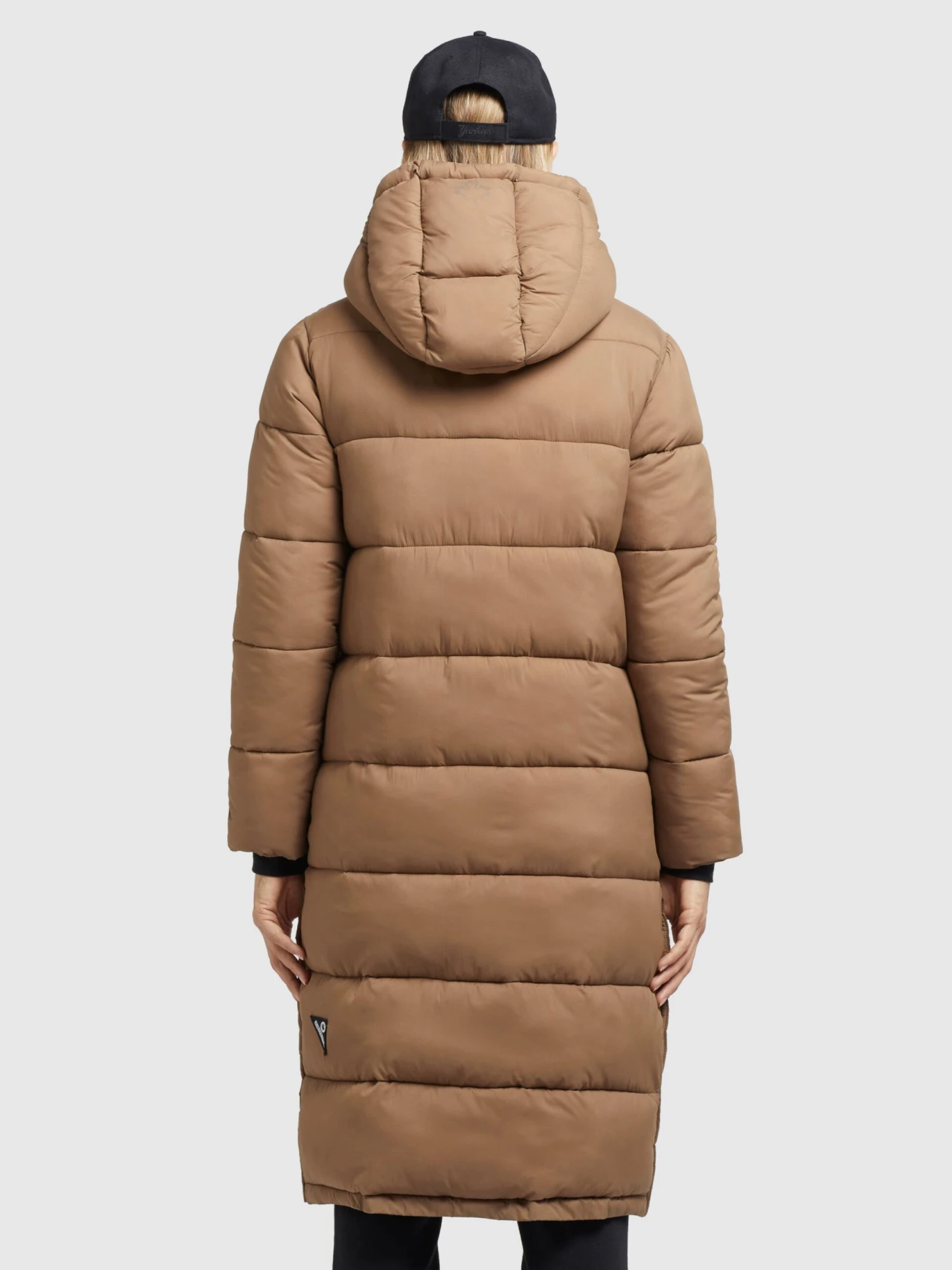 Khujo Wintermantels Wintermantel Julina Dames Lichtbruin 6 Khujo Wintermantels Wintermantel Julina Dames Lichtbruin - Afbeelding 4