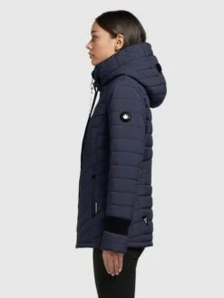 Khujo Winterjassen Winterjas Patt Dames Donkerblauw -Khujo Winkel 26e7b02f348d55d87021f9a8152d0d72