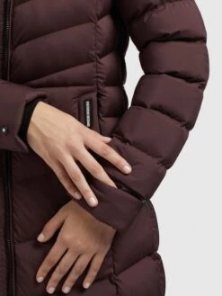 Khujo Wintermantels Wintermantel Ingram2 Dames Donkerbruin -Khujo Winkel 27a795b30aaf7e6ad094e0c876ea20b1