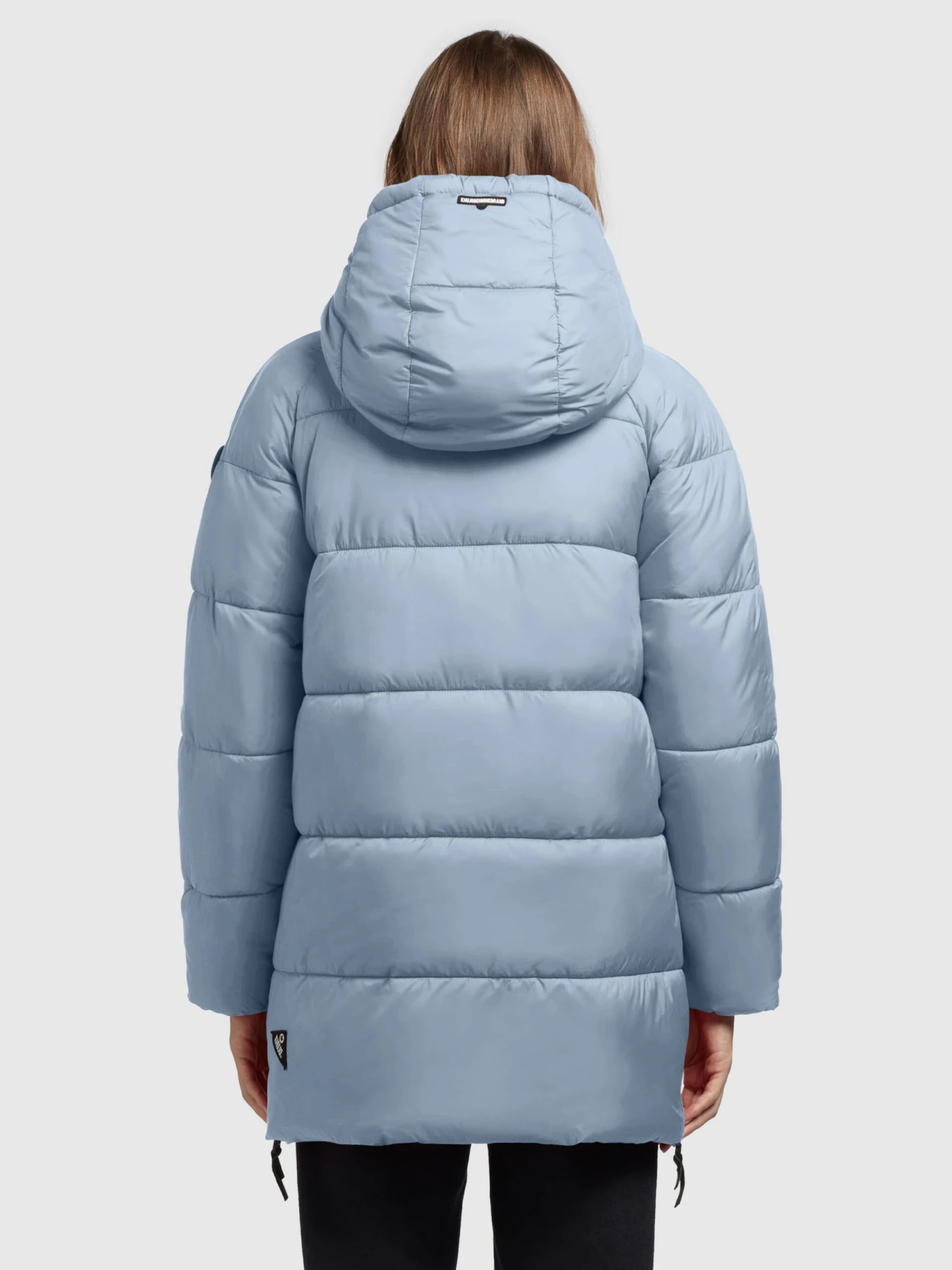 Khujo Winterjassen Winterjas Franee Dames Lichtblauw 6 Khujo Winterjassen Winterjas Franee Dames Lichtblauw - Afbeelding 4