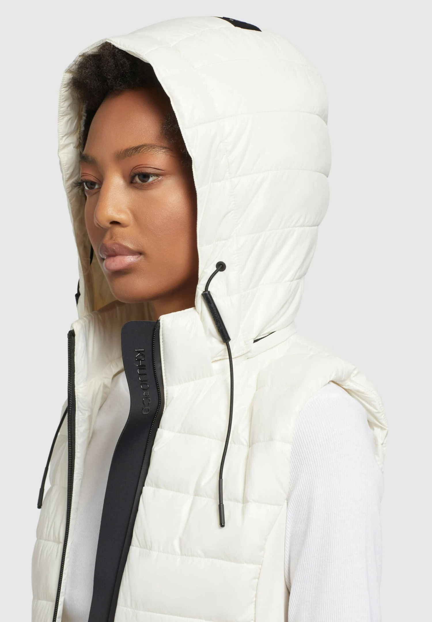 Khujo Fabia Shiny - Bodywarmer - Weiß 7 Khujo Fabia Shiny - Bodywarmer - Weiß - Afbeelding 5