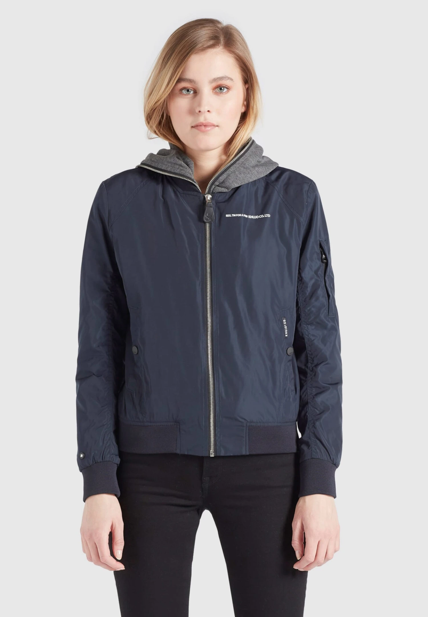 Khujo Winterjassen Winterjas Larifa Dames Nachtblauw 4 Khujo Winterjassen Winterjas Larifa Dames Nachtblauw - Afbeelding 2