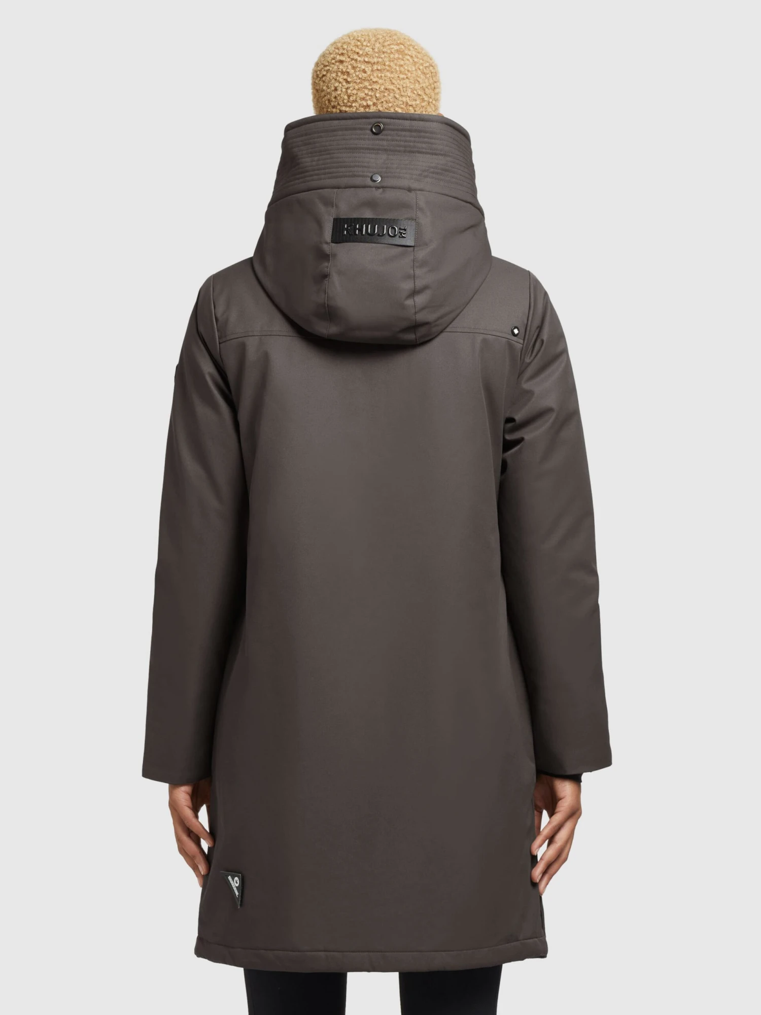 Khujo Tussenmantels Tussenmantel LISAD Dames Donkergrijs 5 Khujo Tussenmantels Tussenmantel LISAD Dames Donkergrijs - Afbeelding 3