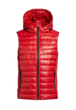 Khujo Wemo Shiny - Bodywarmer - Rot -Khujo Winkel 31a6a589da9542e3a21874138765275d