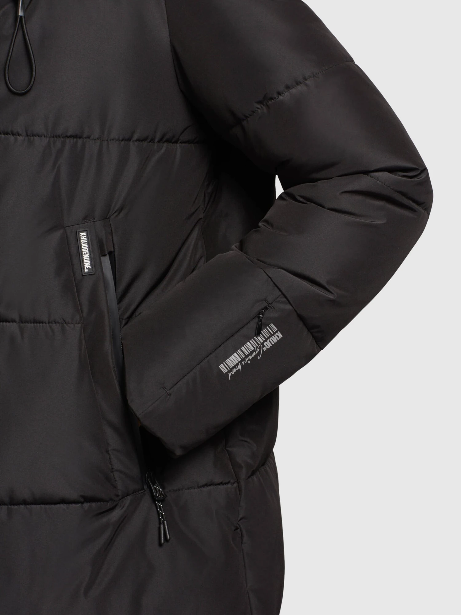 Khujo Wintermantels Wintermantel Soulani Dames Zwart 10 Khujo Wintermantels Wintermantel Soulani Dames Zwart - Afbeelding 8