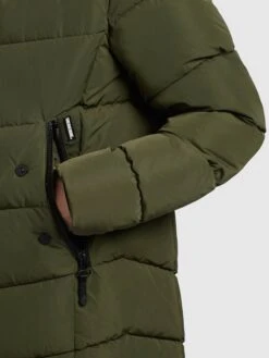 Khujo Tussenmantels Tussenmantel Klayd Dames Olijfgroen -Khujo Winkel 33d643d9e4c86a57eeb0831703f56f45