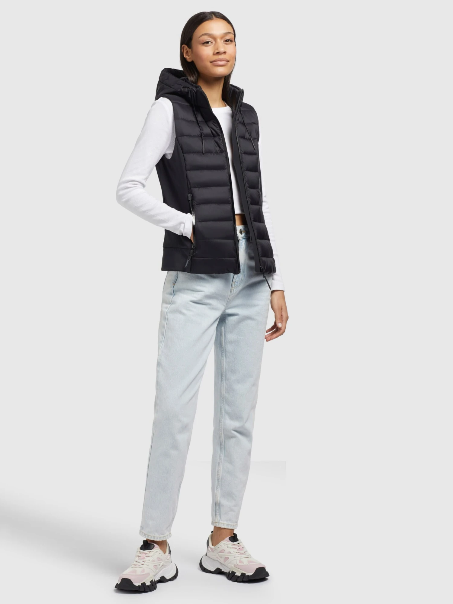 Khujo Bodywarmers Bodywarmer Fabia Matt Dames Zwart 8 Khujo Bodywarmers Bodywarmer Fabia Matt Dames Zwart - Afbeelding 6