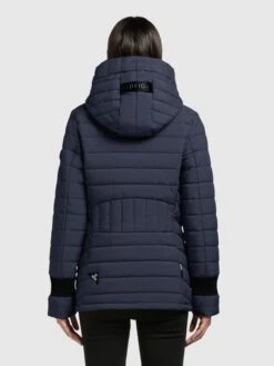 Khujo Winterjassen Winterjas Patt Dames Donkerblauw -Khujo Winkel 35387c49907e72236e4c749da17461a0