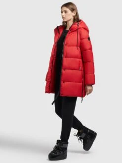 Khujo Winterjassen Winterjas Franee Dames Rood -Khujo Winkel 360abbe29614bd29e71847c71edcd280