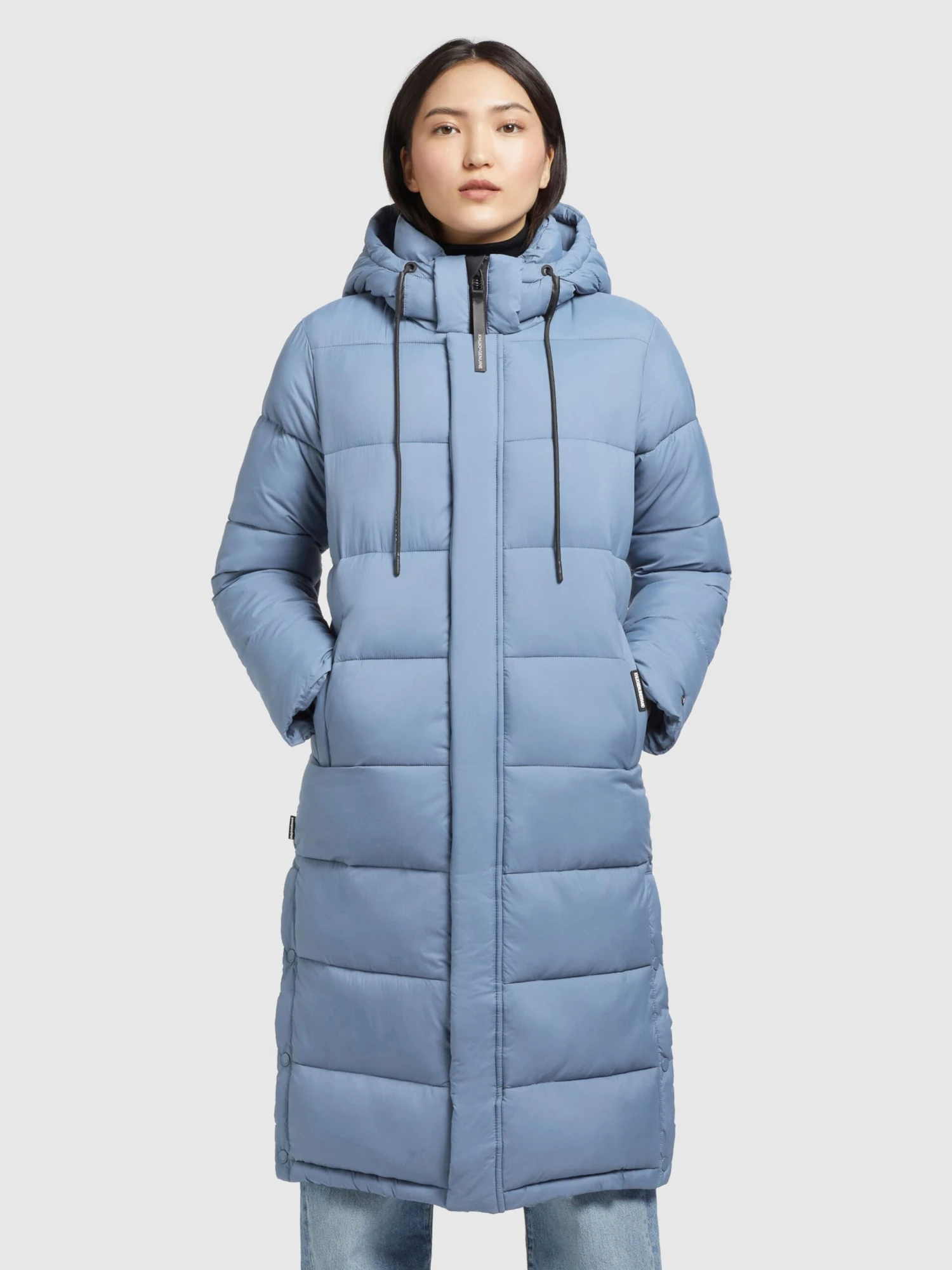 Khujo Wintermantels Wintermantel Julina Dames Lichtblauw 4 Khujo Wintermantels Wintermantel Julina Dames Lichtblauw - Afbeelding 2