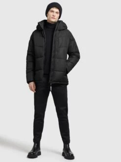 Khujo Winterjassen Winterjas Croon Heren Zwart -Khujo Winkel 3b6f40d13f55cb05de0080bc9a73a49b