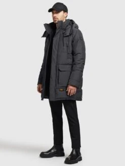 Khujo Winterjassen Winterjas Vivas Heren Donkergrijs -Khujo Winkel 3de604c370f67ac241c217d3d03fb853