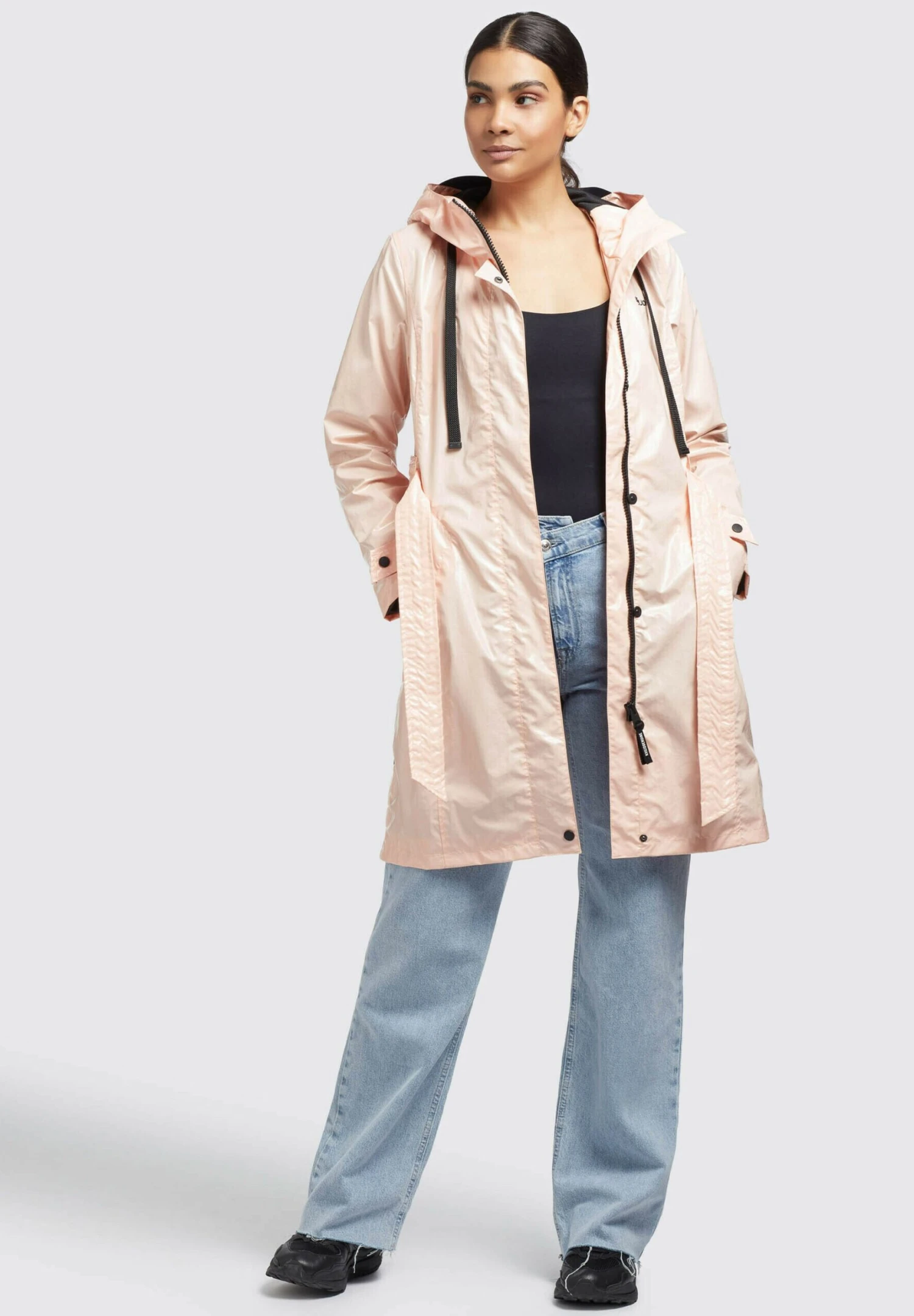 Khujo Alecia - Trenchcoat - Apricot 4 Khujo Alecia - Trenchcoat - Apricot - Afbeelding 2
