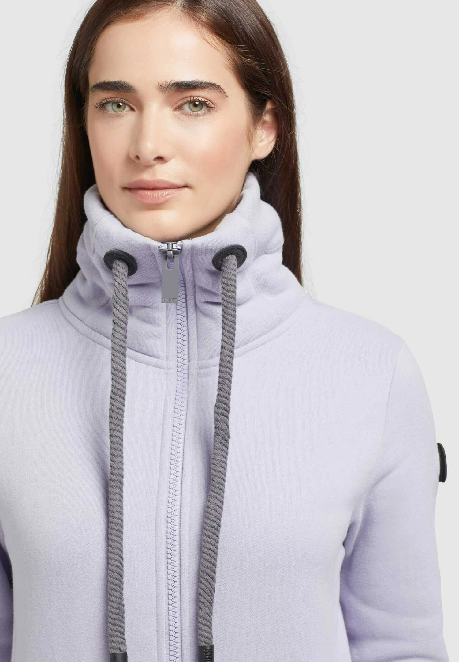 Khujo Tosta - Sweater Met Rits - Flieder 6 Khujo Tosta - Sweater Met Rits - Flieder - Afbeelding 4