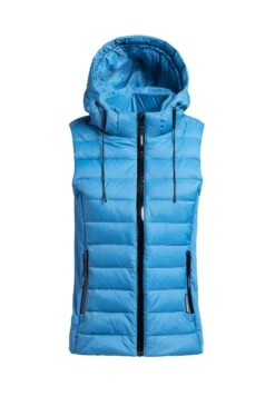 Khujo Fabia Matt - Bodywarmer - Blau -Khujo Winkel 42153e675ea747f7804f6a196921f6b4