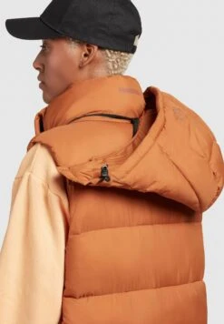 Khujo Magneta Matt - Bodywarmer - Orangebraun -Khujo Winkel 42dae36c37534956bb03f29926d051e6